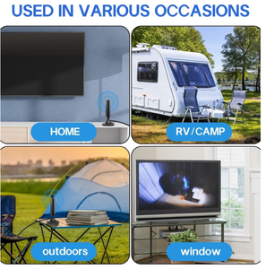 <span class=keywords><strong>Antena</strong></span> Magnética para TV Digital DVB-T ASTC, <span class=keywords><strong>4K</strong></span> 1080P <span class=keywords><strong>HDTV</strong></span>, con <span class=keywords><strong>Cable</strong></span> de 5m para <span class=keywords><strong>Canales</strong></span> Locales Gratuitos de Largo Alcance - Product Image 5