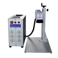 Mesin Penanda Laser Serat CNC Berpendingin Udara Akurasi Tinggi DINKUM untuk Pengukiran Logam Baja Tahan Karat Titanium Paduan Nikel Kuningan