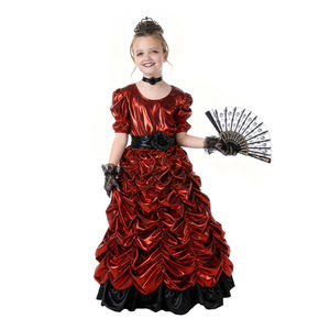 Disfraz de <span class=keywords><strong>Flamenco</strong></span> para Niñas, Diseño con Volantes, Poliéster, Cómodo, Transpirable, de Alta Calidad - Product Image 1