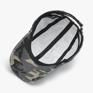 Gorra <span class=keywords><strong>de</strong></span> béisbol ligera, exquisita, gris claro, con camuflaje, personalizada, para fútbol y running, compra al por mayor - Product Image 5