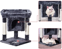 Conception d'usine, Arbre à chat confortable, Château-griffoir pour chat, Jouet interactif durable en bois pour animaux, Chine