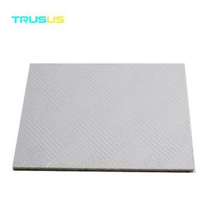 60X60 Gypse <span class=keywords><strong>Faux</strong></span> Ciel Cielo Falso De Pvc De Yeso Laminado Techo Azulejos Lavable Vinil Plâtre <span class=keywords><strong>Plafond</strong></span> - Product Image 6