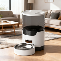 Comedero Inteligente para Mascotas FuturePets con Bloqueo Anti-Accidental, 3L, ABS, con Alimentación Programada a Distancia para Comida Seca, para Uso en el Hogar