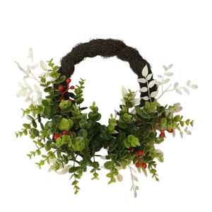 طقم إكسسوارات شعر لتصوير الكريسماس بتصميم غابة الجنيات الصغيرة على طراز موري، يتضمن طوق رأس بلاستيكي صغير على شكل إكليل - Product Image 5