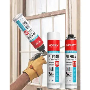 HOMEY Economical Cost effective pu expanding foam recycled insulation spray polyurethane pu foam