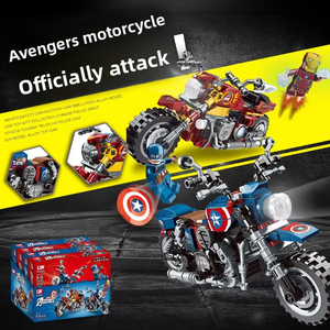 Blocchi di Costruzione per Bambini a Tema <span class=keywords><strong>Supereroi</strong></span> Americani, Puzzle in Plastica ABS, Giocattolo Fai-da-Te - Product Image 3
