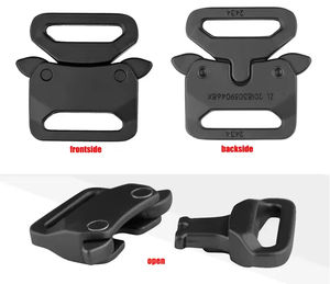 Hebilla de logotipo personalizado de aleación de zinc de 15mm para arnés y collar de perro Hebilla de metal duradera con diseño de letra - Product Image 2