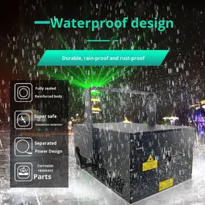 Lumière laser pleine couleur 8W 10W pour l'extérieur, animation, aurores boréales, scène, monument pour le <span class=keywords><strong>tourisme</strong></span> culturel, projection laser - Product Image 1