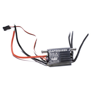 Apisqueen 50A Brushless Mini ESC 3-6S BL-32 With 5V 3A 12V 2A BEC For RC Boat Models - Product Image 1