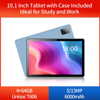 Tablette Android OEM personnalisée 10,1 pouces, puce T606, 4 Go de RAM, 64 Go de ROM, pour usage professionnel et quotidien