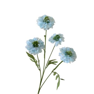 Fleurs artificielles Junheyuan, arrangement de fleurs en soie en forme de chenille de pin à 4 têtes, pour mariage et décoration intérieure - Product Image 5