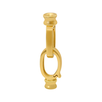 Vente en gros de composants de bricolage en or massif 14K Bijoux fins 14K personnalisés à double fermoir Bracelet Collier Résultats de bijoux