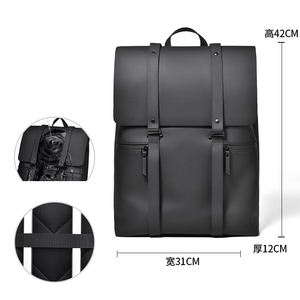 Mochila de gama alta para hombre con mochila de ordenador de gran capacidad, cuero PU de viaje informal para hombre - Product Image 6