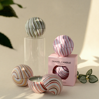 Bougie en cire de soja parfumée écologique faite à la main de style moderne Souvenirs créatifs Petits cadeaux pratiques Mariages Noël Vacances