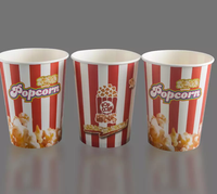 Usine personnalisée écologique 85oz 150oz 170oz logo jetable imprimé grande taille papier kfc seaux de poulet frit avec couvercle