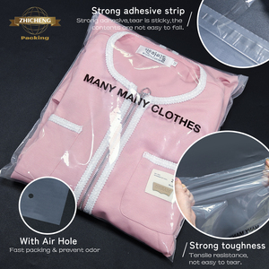 Custom Logo stampato in plastica trasparente sacchetti di imballaggio regalo sigillo autoadesivo per abbigliamento rotocalco stampa i propri loghi - Product Image 2