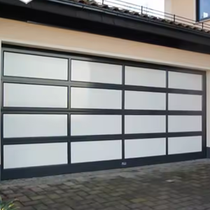 Cửa nhà để xe cửa sổ chèn kính cửa nhà để xe hiện đại - Product Image 4
