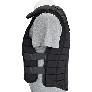 Gilet equestre di alta qualità nero per cavalli cavalieri giacca protettiva nera leggera - Product Image 6