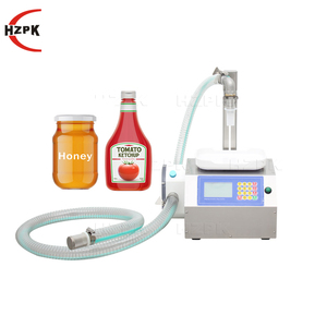 HZPK Scale Filling Machines for <b>Ketchup</b> Detergent Essential Oil Cream Electric Plastic Bottles Weighing Filling Machines - Product Image 1