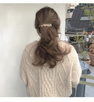 Barrettes françaises pour femmes pinces à cheveux en résine acrylique classiques simples écaille de tortue maigre grande poignée antidérapante pour cheveux épais