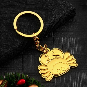 Llaveros Personalizados al por Mayor con Forma de Cangrejo 3D, Llavero de Metal de Aleación de Zinc con Grabado en Relieve para Regalos y Recuerdos - Product Image 3