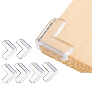 Miếng bảo vệ góc trong suốt bằng nhựa PVC mềm Bảo vệ an toàn cho bé Chống va chạm Bảo vệ cạnh cho bàn nội thất Vỏ bảo vệ tự dính - Product Image 6