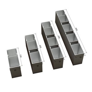 Profilés décoratifs en aluminium pour persiennes architecturales, pare-soleil de façade extérieure, bardage tubulaire rectangulaire - Product Image 2