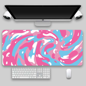 Tapis de souris en caoutchouc de qualité supérieure <span class=keywords><strong>avec</strong></span> logo personnalisé, texture abstraite, tapis de souris super grand pour <span class=keywords><strong>clavier</strong></span>, bureau, jeux - Product Image 1