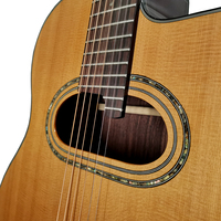 Aiersi Brand Handmade ArchTop Grande Bouche Django Gypsy Guitar Vintaqe Bluegrass String Instruments for Sale