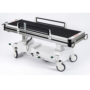 Chariot de transfert médical électrique XW-PTB-8S en acier inoxydable, structure intégrée avec télécommande pour usage hospitalier - Product Image 4