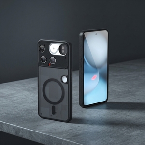 Coque magnétique mate antichoc effet peau avec airbag pour Nothing Phone 3, 3a Pro, 3a Lite, CMF 2 Pro – Vente en gros - Product Image 2