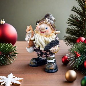 งานฝีมือเรซิ่นรูปกระรอกแคระสำหรับตกแต่งกระถางต้นไม้กลางแจ้งสวน - Product Image 3