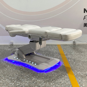 Lit de massage électrique pliable moderne pour salon de beauté, hôtel, salon et chambre à coucher avec éclairage LED - Product Image 4