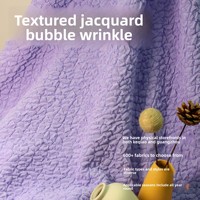 Robes et jupes pour femmes en tissu jacquard en crêpe à bulles texturé, 100% polyester, collection printemps/été, en stock