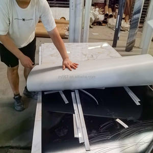 <span class=keywords><strong>PVC</strong></span> UV-gecoate marmerlook waterdichte panelen voor badkamer en keuken met Europees design en 5 jaar garantie - Product Image 6