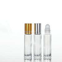 Vente en gros de flacons roll-on de 10 ml, flacons roll-on en verre transparent