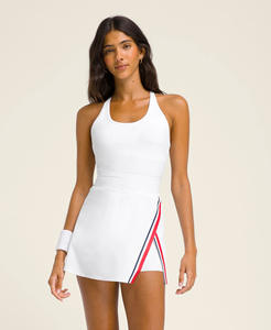 MAQVOB en yüksek kalite kadınlar tenis elbiseler iki adet tenis spor elbise Mini etek spor elbiseler setleri kıyafetler - Product Image 2