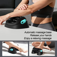 Rouleau de massage percussif sans fil portable rechargeable par USB, télécommande, vibration à 360 degrés, matériau ABS, certifié CE ROHS