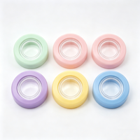 Frasco magnificador de 3.5g y 7g, a prueba de olores, de vidrio, para guardar flores, con embalaje CR, botella CR personalizada con tapa magnificadora a prueba de niños
