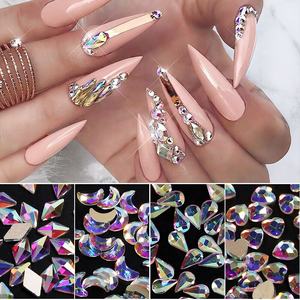Pujiang vente en gros Aurora Borealis diverses formes <span class=keywords><strong>strass</strong></span>, maquillage uesd, tasse, miroir, nail Art, chaussures, étui de téléphone - Product Image 3