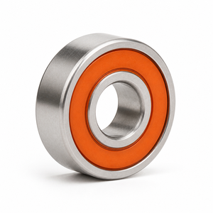 Roulement de moulinet de pêche en acier inoxydable S623-2OS avec joint en caoutchouc orange 3x10x4mm - Product Image 1