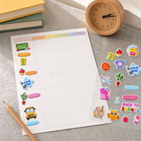Autocollant 3D gonflé découpé à la forme, auto-adhésif, en relief, pour loisirs créatifs pour enfants, scrapbooking, journal, cadeaux de fête, vente en gros