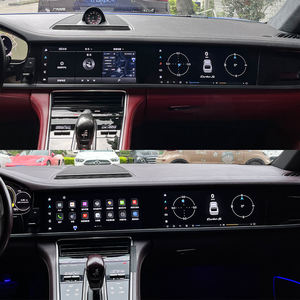 Système multimédia Android à double écran pour Porsche Panamera 2017-2023, autoradio, lecteur multimédia, Carplay, GPS, écran d'affichage du copilote - Product Image 1