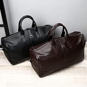 กระเป๋าเดินทางแบบถือสะพายไหล่สำหรับเดินทางธุรกิจ ทำจากหนังวีแกน ยี่ห้อผู้ผลิต (Private Label) ขนาดพกพาสะดวก - Product Image 2