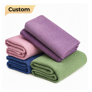 Toalla de microfibra personalizada con logo para Reformer de Pilates, de color sólido, absorbente, antideslizante, para yoga y deportes. - Product Image 1