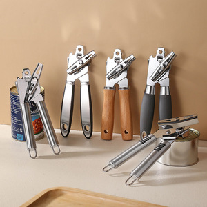 Ouvre-boîte manuel en acier inoxydable, poignée multifonctionnelle pour aliments en conserve et bouteilles de bière - Product Image 2