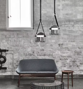 Zeal Lighting Suspension en verre de style italien pour suspension en verre gris fumé de cuisine - Product Image 4