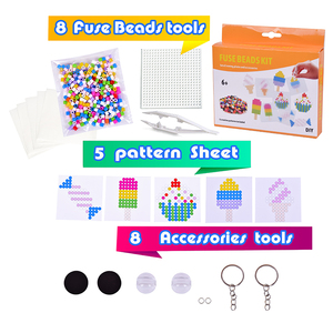 Nuovi giocattoli educativi Puzzle fai da te perline da stiro fatti a mano 5mm animali da fattoria Kit Perler Hama fusibile perline <span class=keywords><strong>per</strong></span> <span class=keywords><strong>bambini</strong></span> - Product Image 4