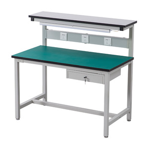 Banc de travail antistatique pour atelier, avec support lumineux, emballage, table d'inspection de laboratoire, établi de travail lourd - Product Image 4