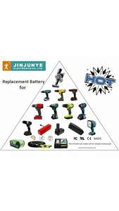 Batería de repuesto de iones de litio de alto rendimiento 18V/20V 6Ah 8Ah DCB203 DCB181 DCB180 DCB200 DCB201 para <span class=keywords><strong>Dewalt</strong></span> - Product Image 6